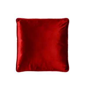 Kudde sammets vinröd 45 x 45 cm kuva