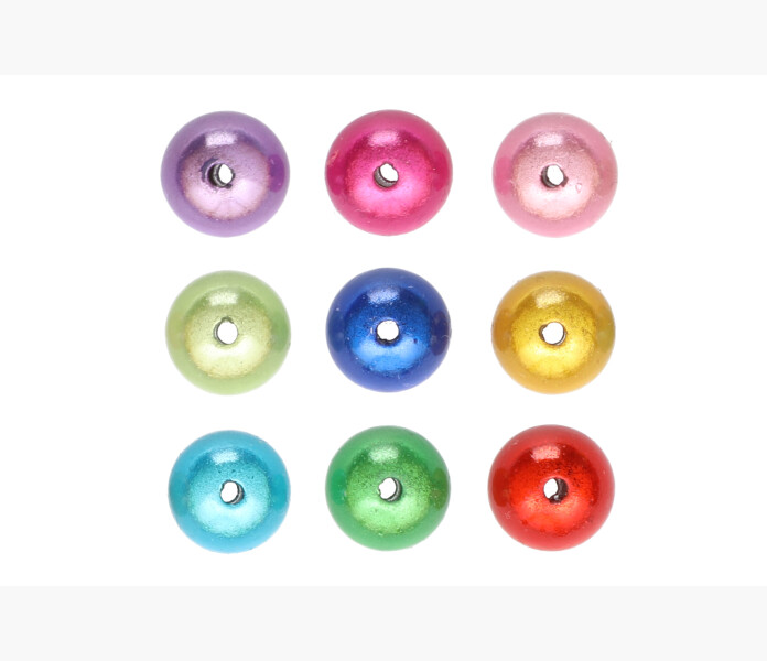 Reflekterande parlor olika farger 10cm 40 st. 1 image