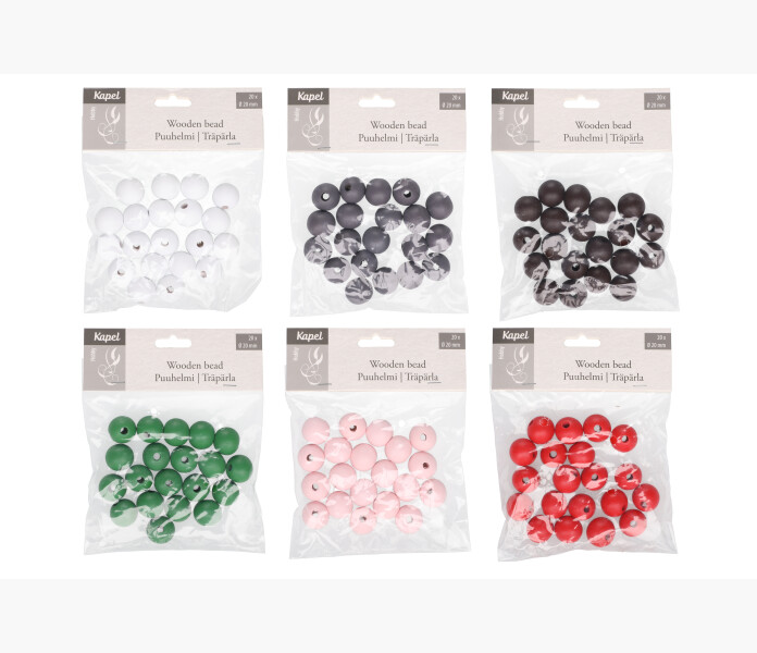 Traparlor olika farger 20 mm 20st. image