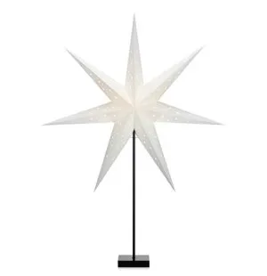 Solvalla bords julstjärna 100 cm vit. kuva