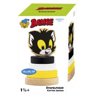 Bamse Katten Janson stapelleksak 18 mån + kuva