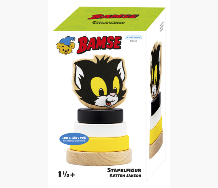 BAMSE KATTEN JANSON STAPELLEKSAK kuva