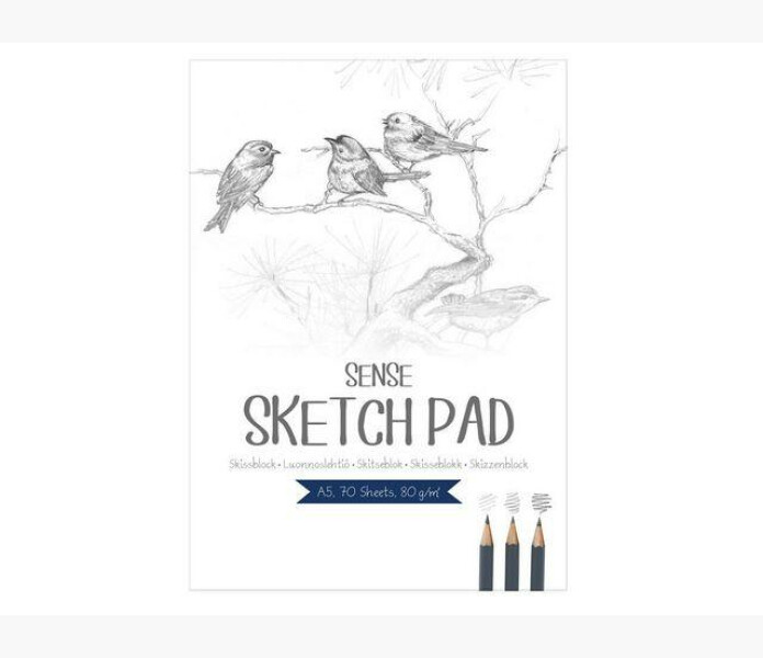 Sense skissblock A5 80g m2 70ark image