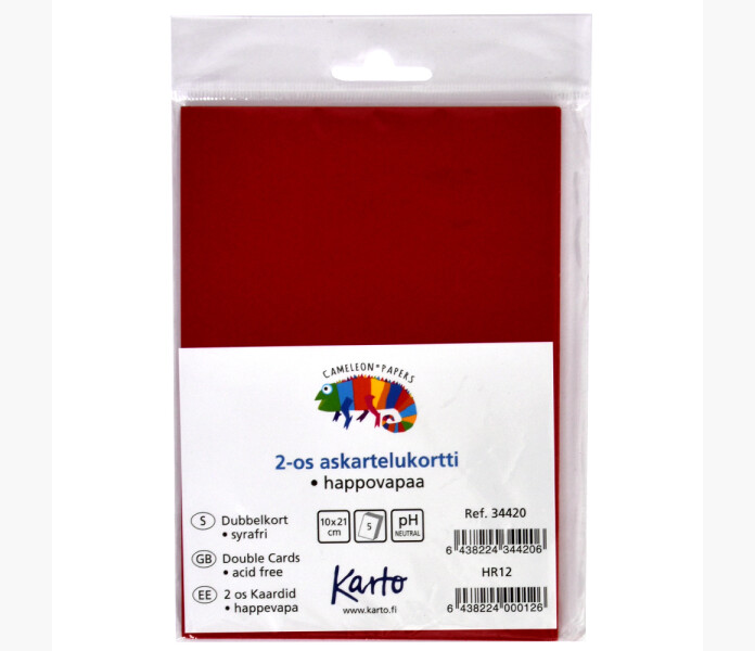 Kortbotten 2 delat C6 5st rott 220g kuva