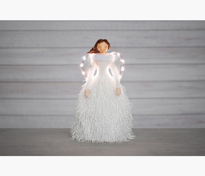 Engel med led 36cm vit image