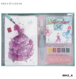 Top model vattenfärgset kuva