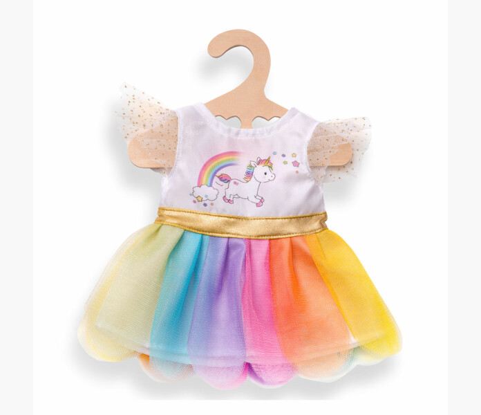 Dockklader klanning med enhorning 35 45cm kuva