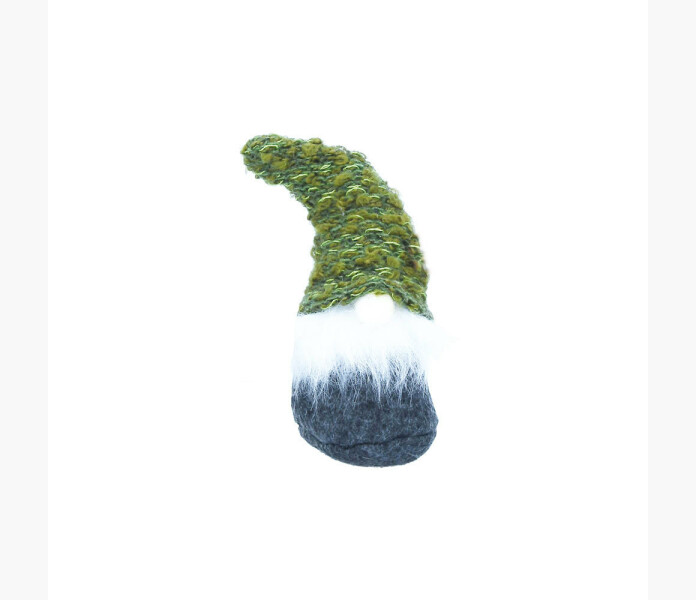 Tomte i tyg gra gron 10cm kuva
