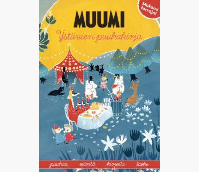 Muumi Ystavien puuhakirja kuva