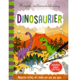 Magisk vattenmålning, Dinosaurier. 3-6 år image