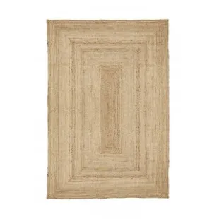 Svanefors Matta i Jute, Linen, 90x90cm kuva