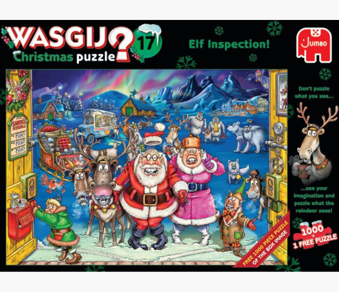 Pussel Wasgij Christmas 17 2 x 1000 bt 12+ kuva