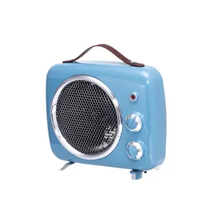 Bellus fläktvärmare retro blå kuva