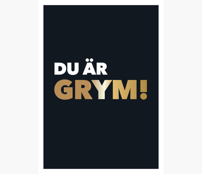 Du ar grym kuva