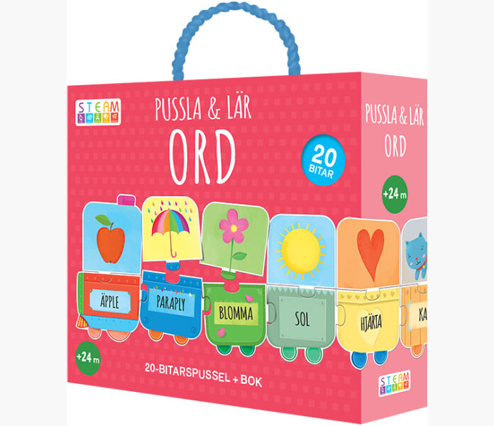 Pussla och lar ord image