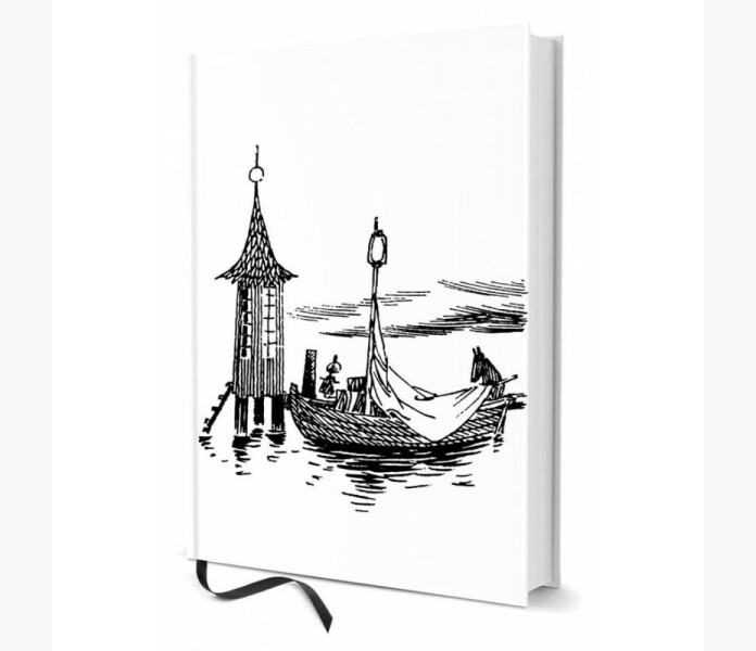 Anteckningsbok Mumin baten och badhuset blanco image