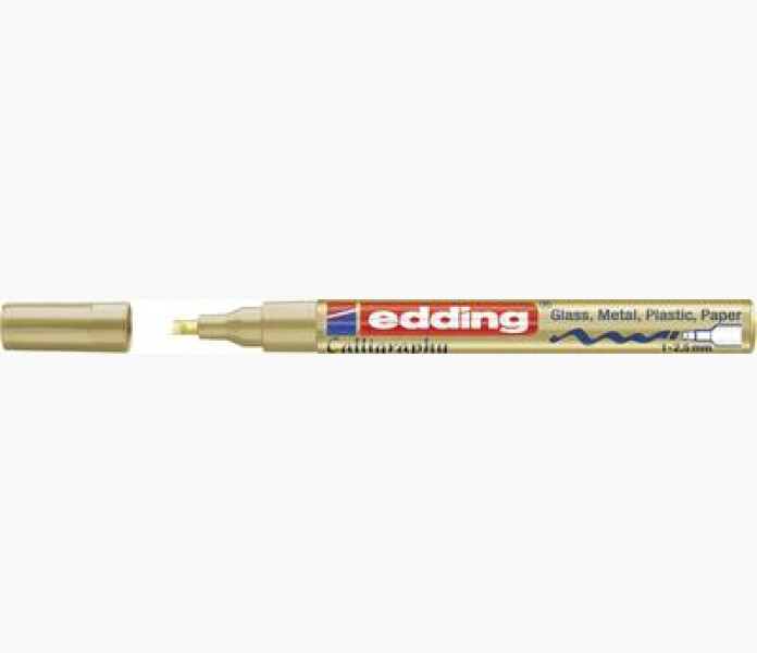 Edding 753 kalligrafi penna 1 25mm guld kuva
