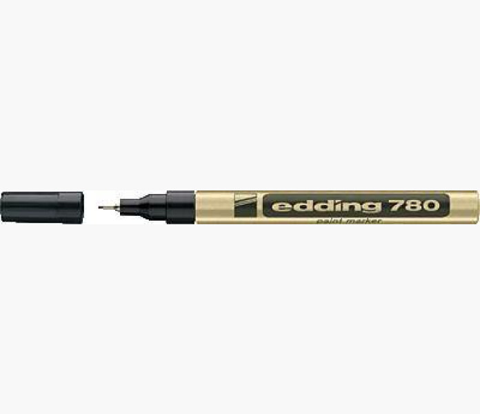 Edding 780 paint marker 08mm guld kuva