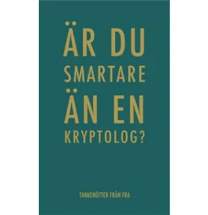 Är du smartare än en kryptolog? Tankenötter från F kuva