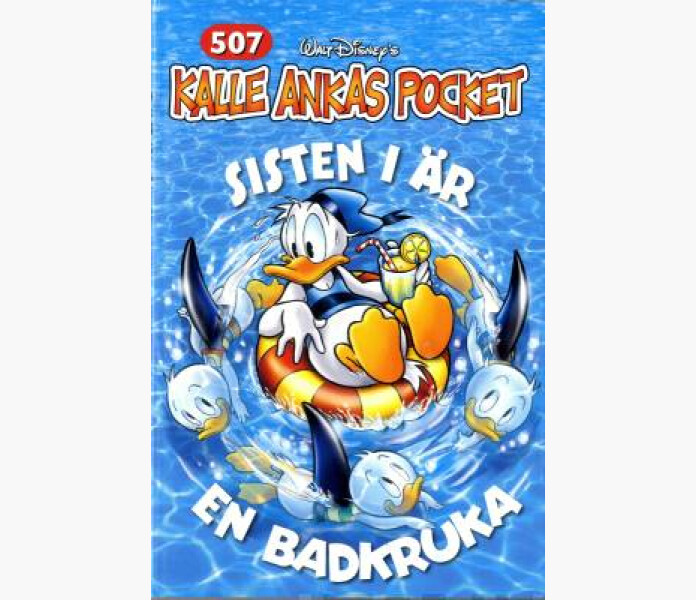 Sisten i ar en badkruka. Kalle Ankas pocket 507 kuva