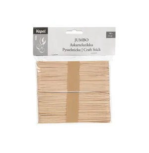 Kapel Träpinnar jumbo 15cm 80st kuva