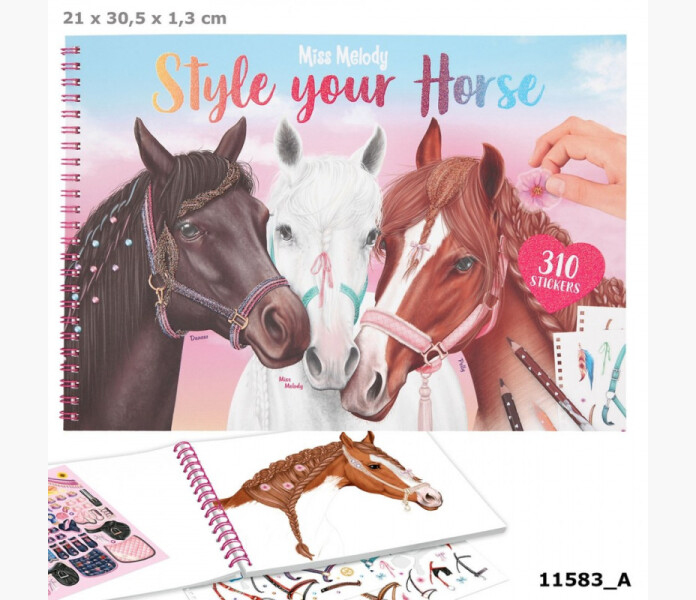 Miss Melody style your horse malarbok kuva