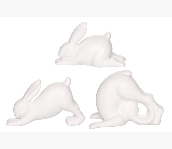 Paskhare som tranar vit sortiment image