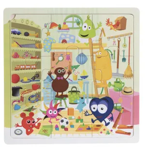 Pussel, I Babblarnas prylbod, 9 bitar, 1- 3 år image