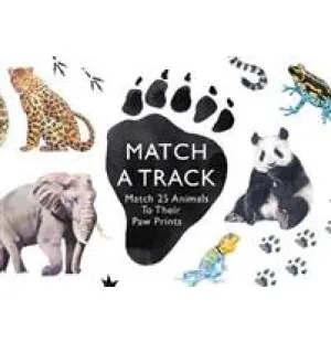 Match a Track, Match 25 Animals to Their Paw Print image
