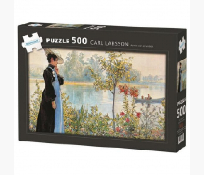 Pussel Carl Larsson Karin vid stranden 500bit. kuva