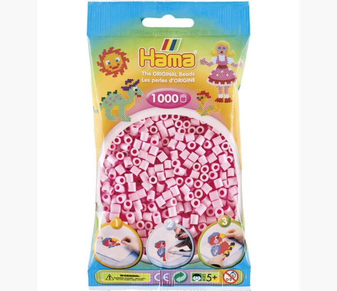 Hama Midi Parlor Pastell Rosa 1000 st image