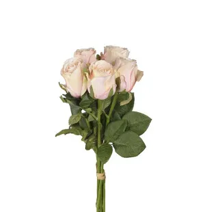 Rosbukett rosa, 50cm image