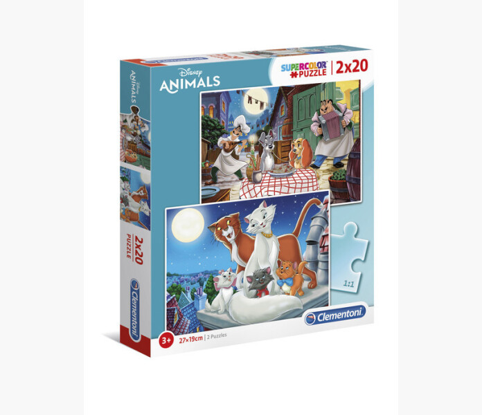 Pussel 2 x 20bitar olika motiv 1 image