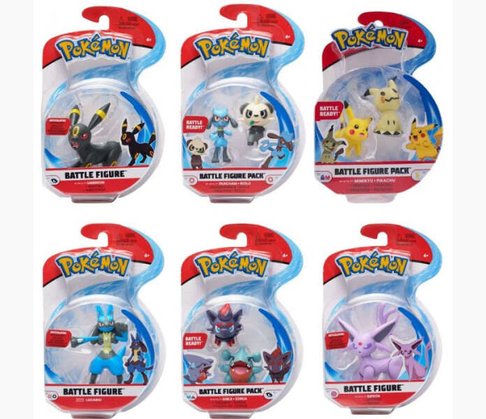 Pokemon Battle figurer 4+ kuva