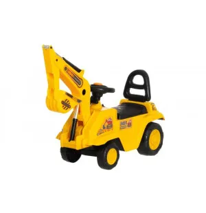 Sparkbil med kran och skopa kuva