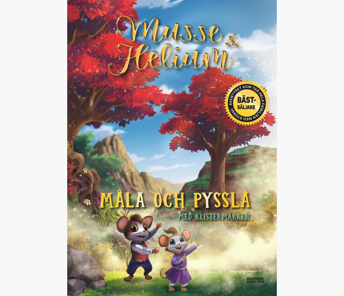 Musse Helium. Mala och pyssla med klistermarken kuva