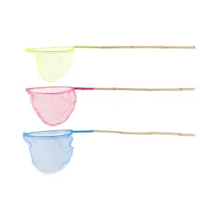 Fjärils- och fiskhåv 70cm, bambuskaft kuva