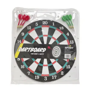 Dubbelsidig Piltavla med 6 st pilar kuva