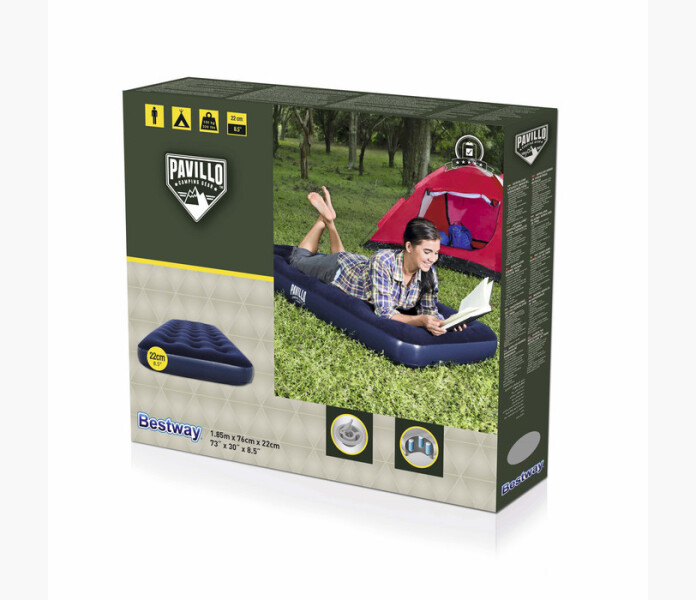 Pavillo Single Tygmadrass 185 x 76 x 22cm kuva