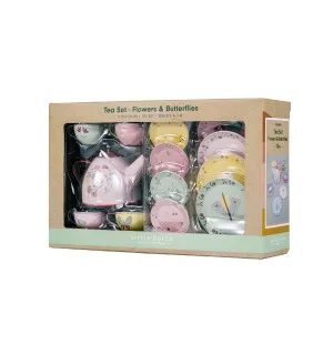 Tea Set Flowers and butterflies kuva