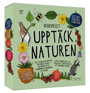 Upptäck naturen, Familjespel + bok! 5+ kuva