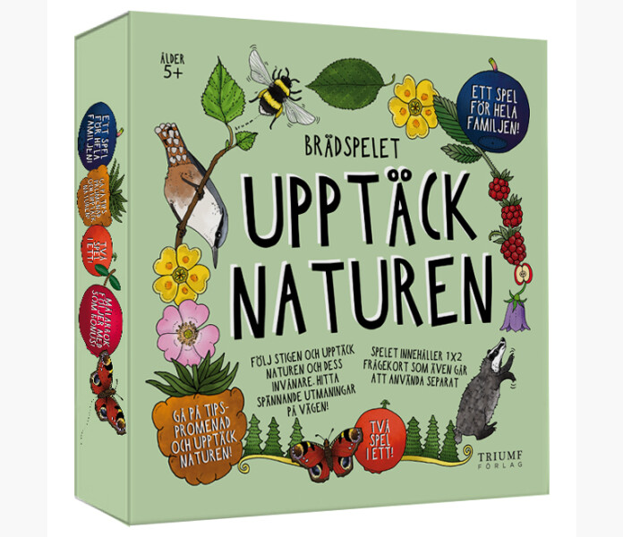 Upptack naturen familjespel och bok. 5+ kuva