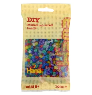 Hama påse 1000st glitter mix 5+ kuva