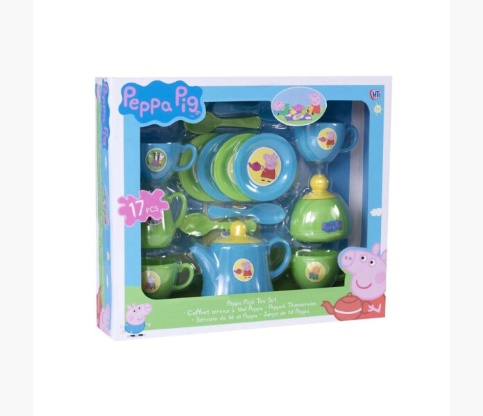 Greta Gris teservis i plast 17 delar 3+ kuva