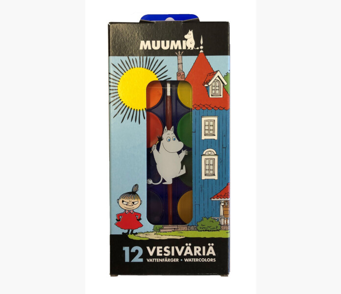 Mumin vattenfarger 12st kuva