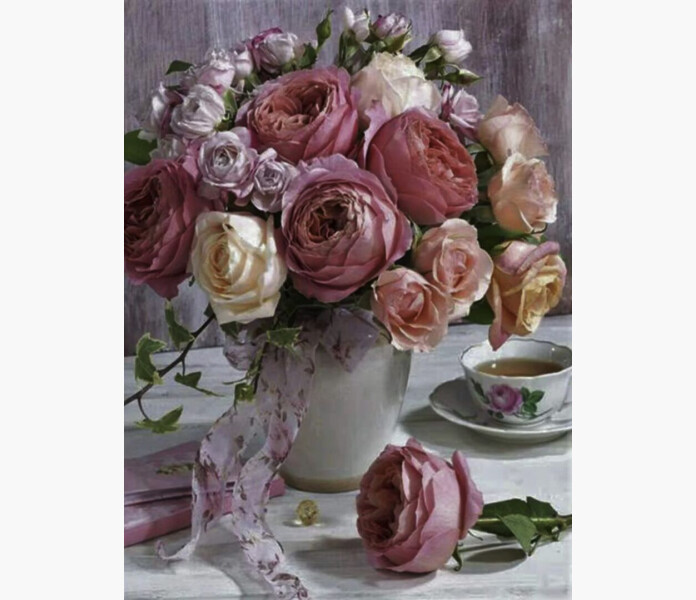 Diamanttavla Rosor 40x50cm image