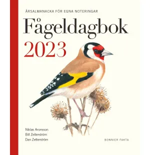 Fågeldagbok 2023, Årsalmanacka för egna noteringar kuva