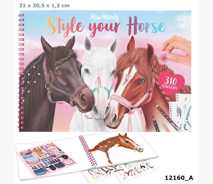 Miss Moledy Style your Horse 310 stickers image