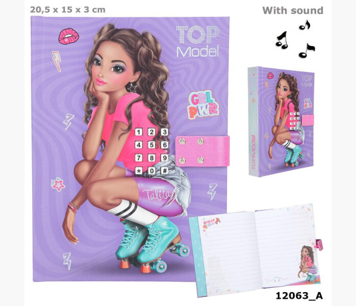 Top Model Dagbok GRL PWR m. kod och musik image