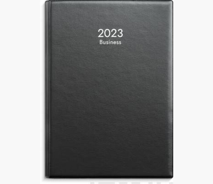 Business 2023 svart spiral. A5 image